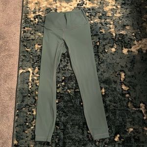 Green Lululemon Leggings